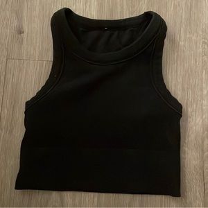 Alo Yoga Seamless Delight High Neck Crop Tank Top
